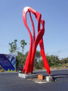 hj1730 不銹鋼雕塑—舞_青島國際服裝城不銹鋼雕塑、石雕、玻璃鋼雕塑_濱州宏景雕塑有限公司